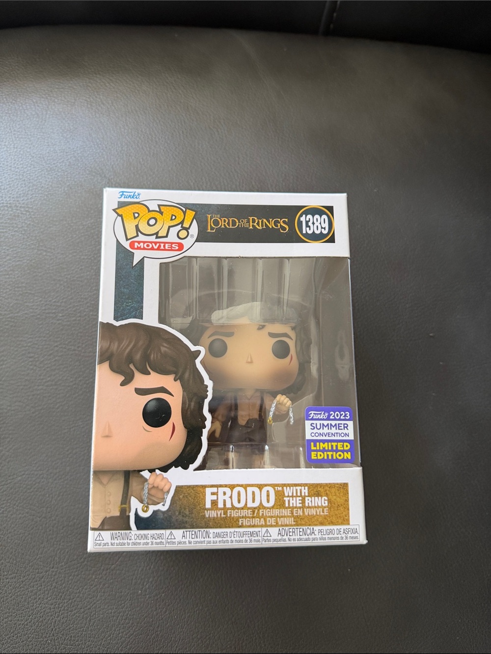 Funko Frodo with The Ring Figure - Brown/Gold